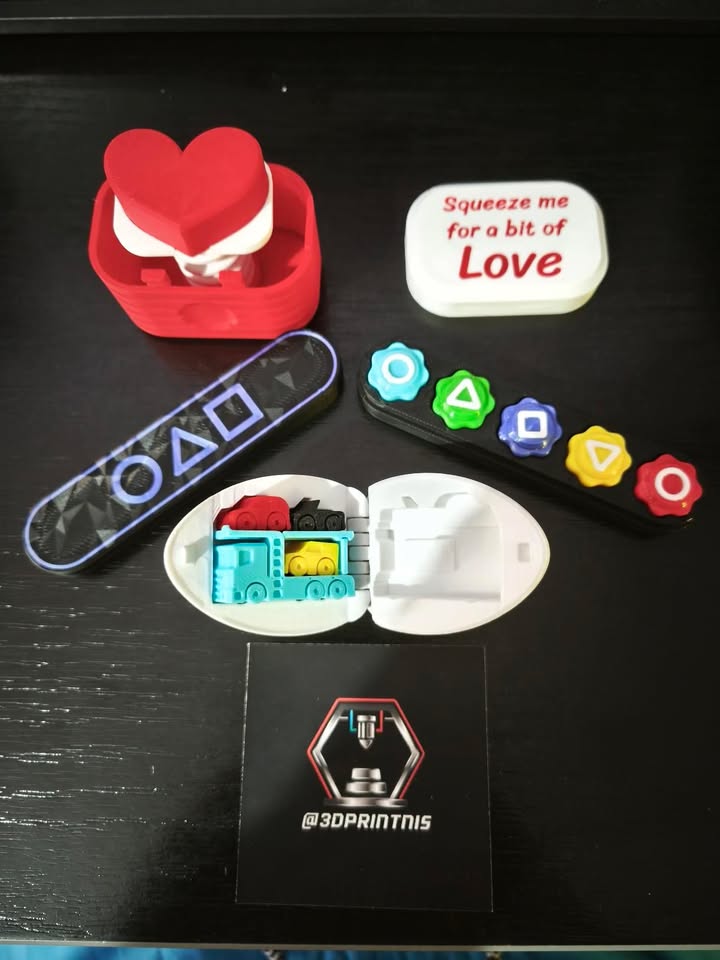 Set personalizovanih 3D štampanih poklona